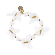 Souza Armbandje Julieta vlinder, wit